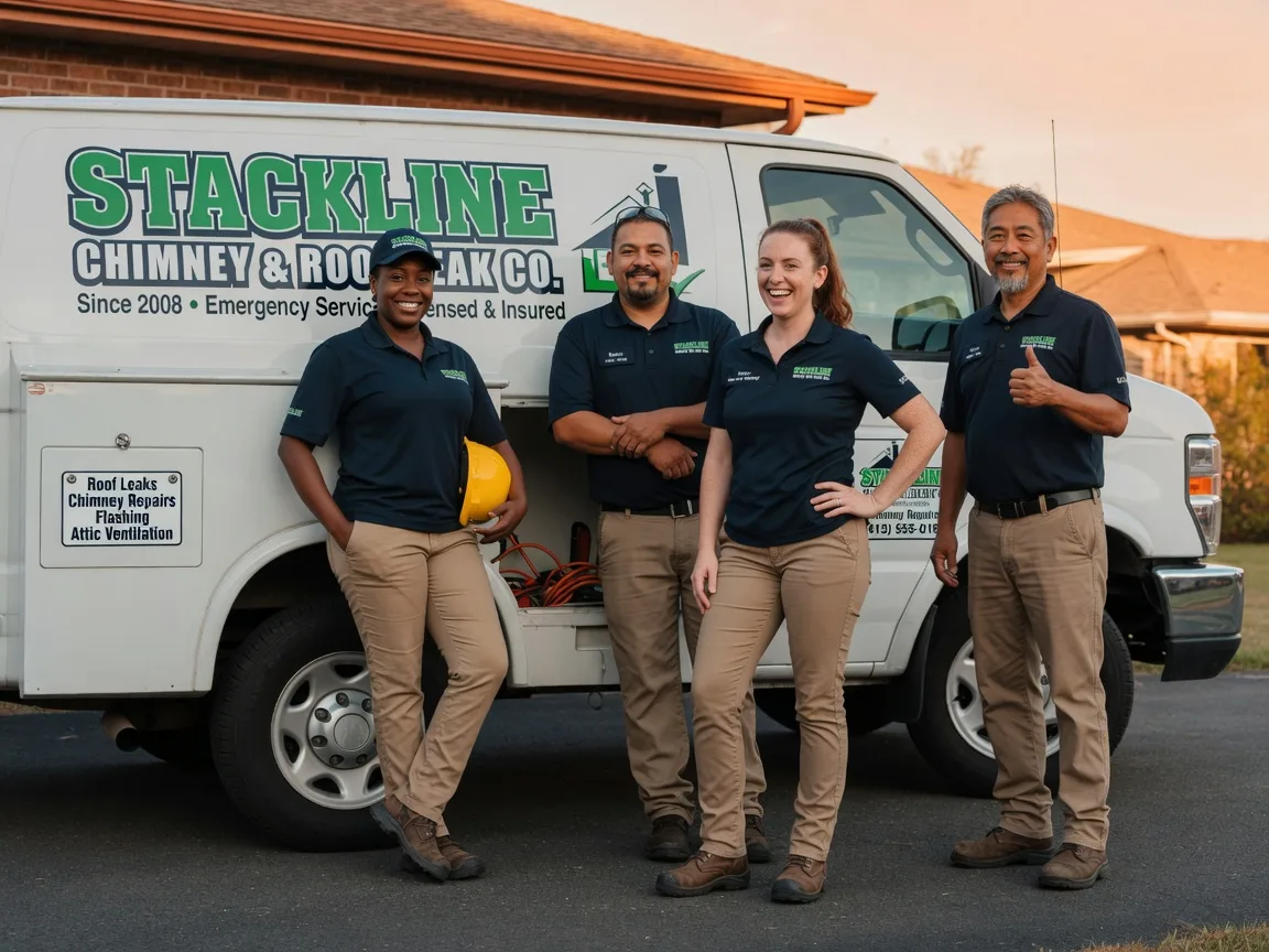 Chimney flashing repair company in Lakeview, TX